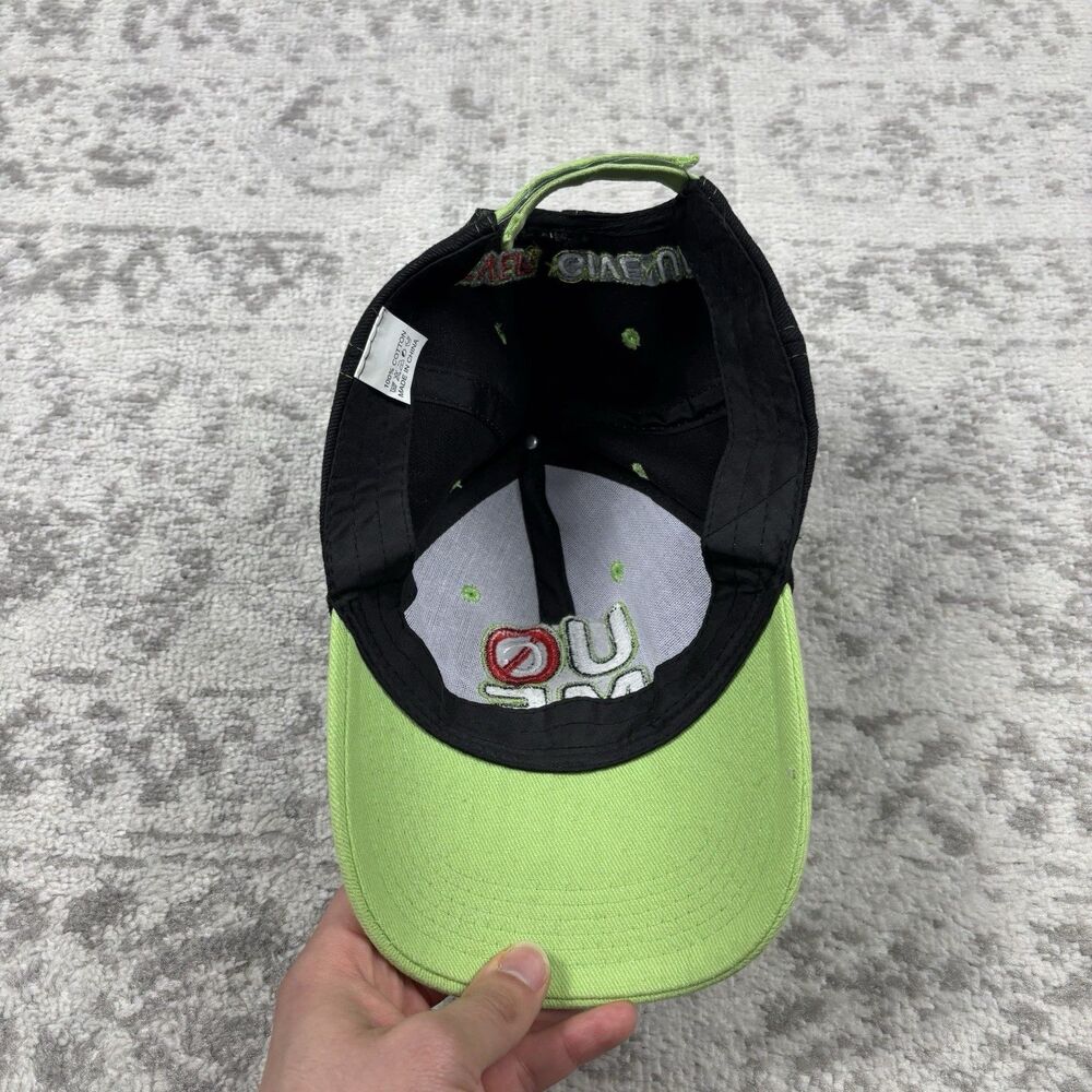 Vintage John Cena You Can’t See Me Hat Green Black Never Give Up WWE Wrestling - Picture 3 of 4